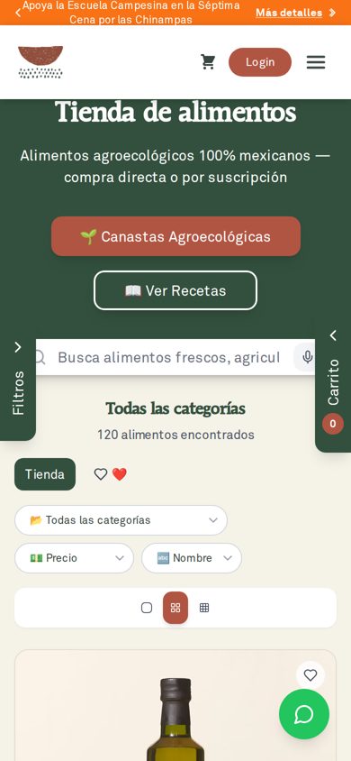 The shop on a phone